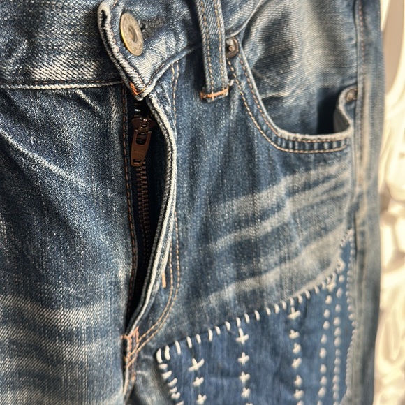 Patched Sashiko Jeans - Picture 5 of 15